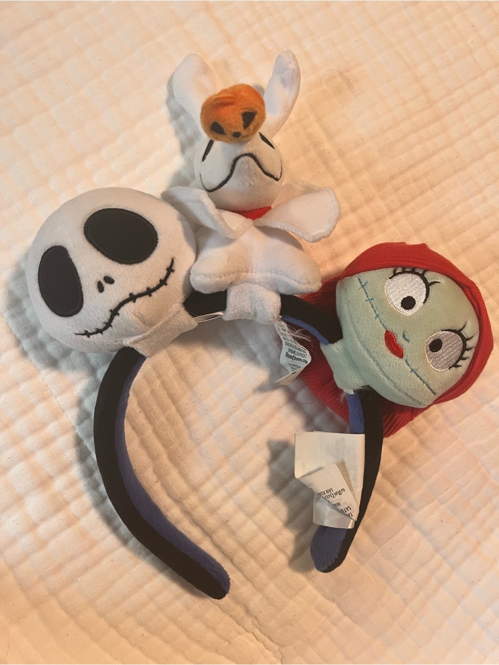 Disney The Nightmare Before Christmas Kids Plush Headband - Jack, Zero & Sally
